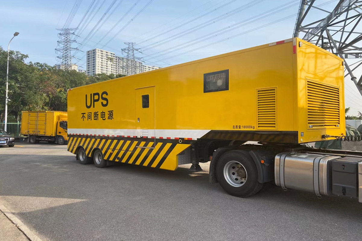 甘孜发电机租赁施工现场